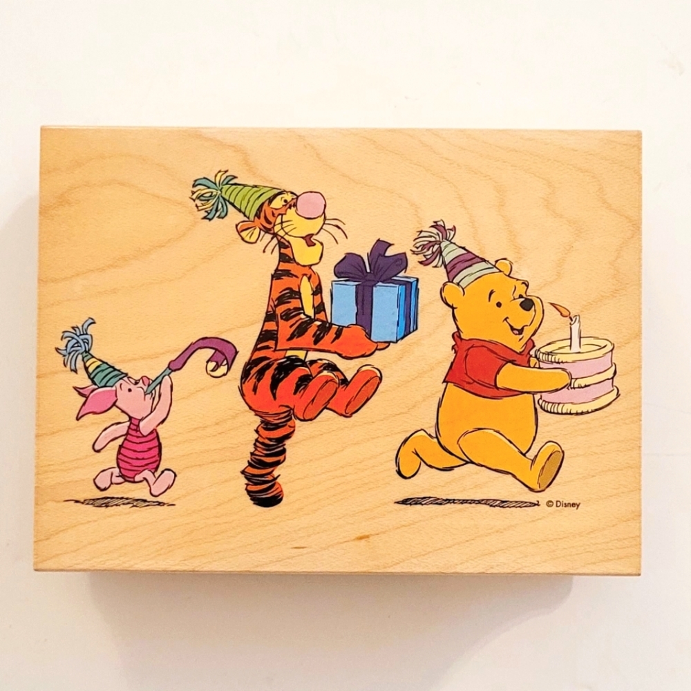 Vintage NWOT Pooh Rubber Stamp